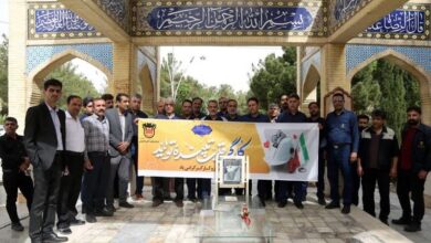 Photo of تجدید میثاق جامعه كارگری استان و ذوب‌آهن اصفهان با آرمان‌های شهدا