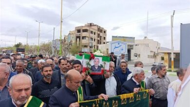 Photo of وداع با جانباز سرافراز دفاع مقدس