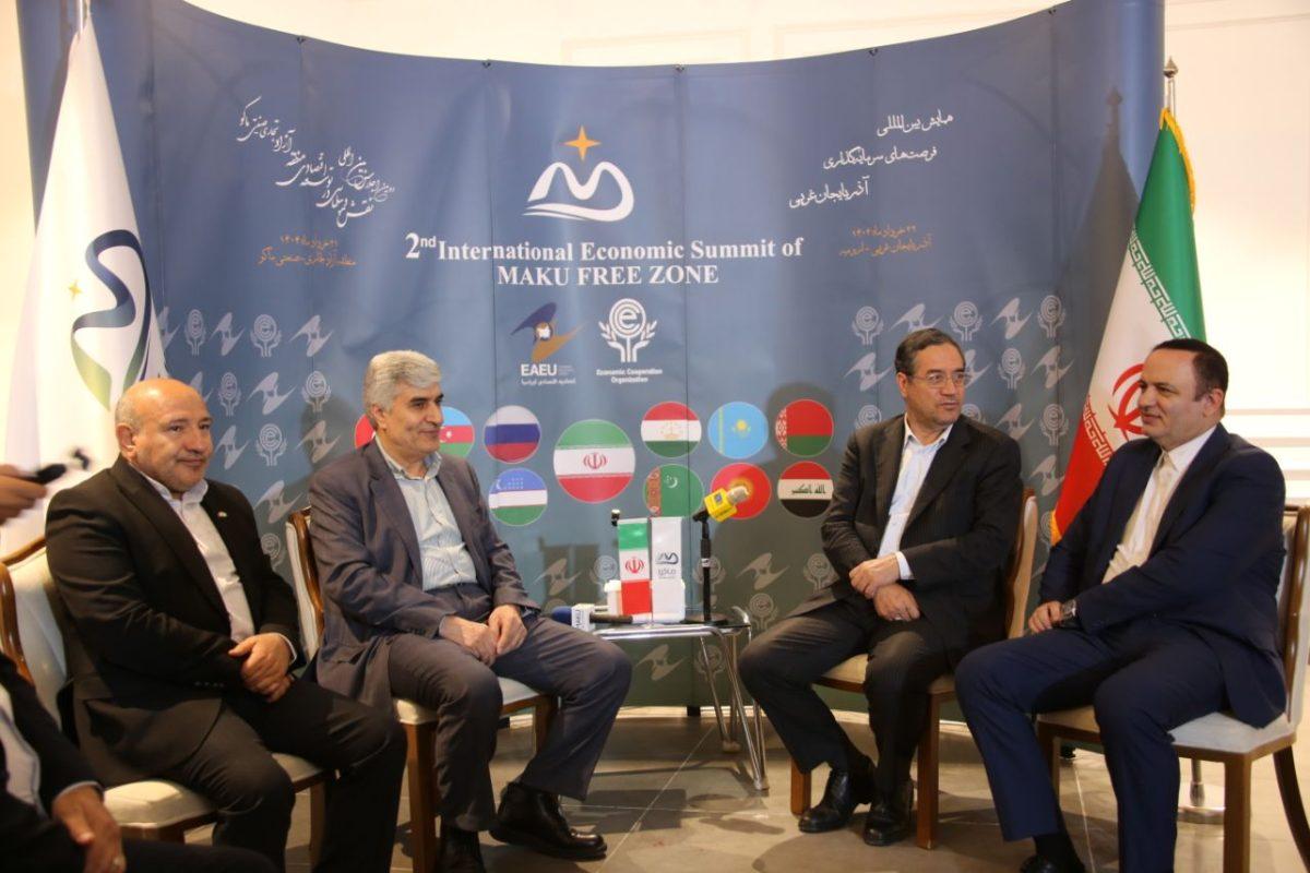 محمد نوری در دومین اجلاس بین‌المللی همکاری‌های اقتصادی ماکو