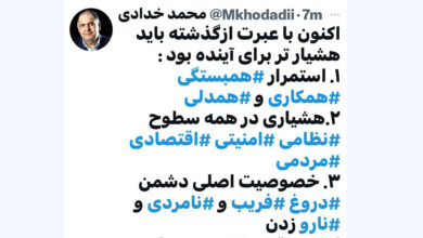 Photo of اکنون با عبرت از گذشته باید هشیارتر بود