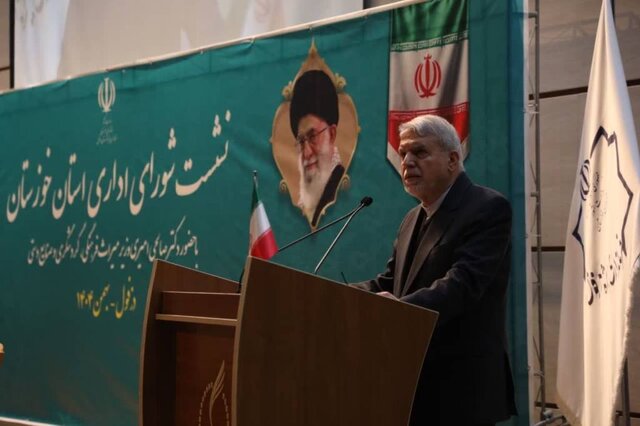 وزیر میراث فرهنگی در جلسه شورای اداری دزفول، ضمن عذرخواهی دولت از مردم خوزستان به دلیل کمبودها در شرایط تحریم، بر امنیت و جایگاه حیاتی این استان تأکید و پیگیری ایجاد موزه بزرگ دزفول را خبر داد.