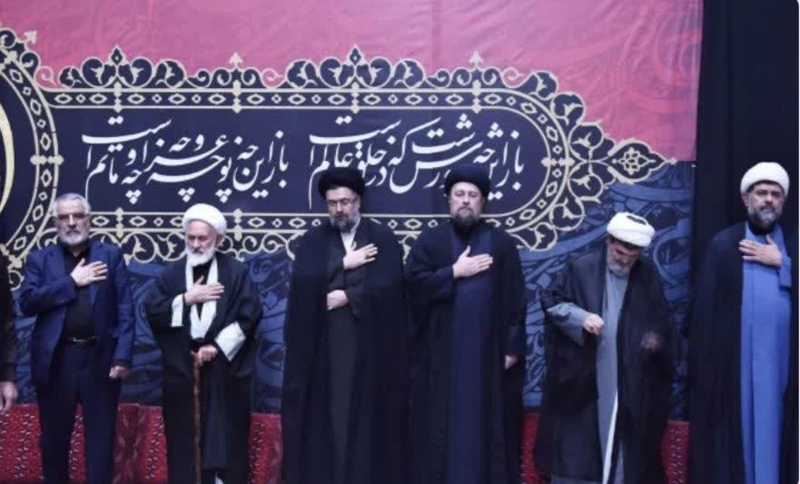 آستان مقدس امام خمینی، مراسم عزاداری محرم، حضرت اباعبدالله الحسین، آیت‌الله سید حسن خمینی، سید یاسر خمینی، یادگار امام، خانواده شهدا، حرم مطهر امام خمینی، تلاوت قرآن، سید محمد حسینی‌پور، روح‌الله حریزاوی، مداحی محرم، محمد عمادی، سجاد رنجبری، فرهنگ ایثار و شهادت، پایگاه اطلاع‌رسانی آستان