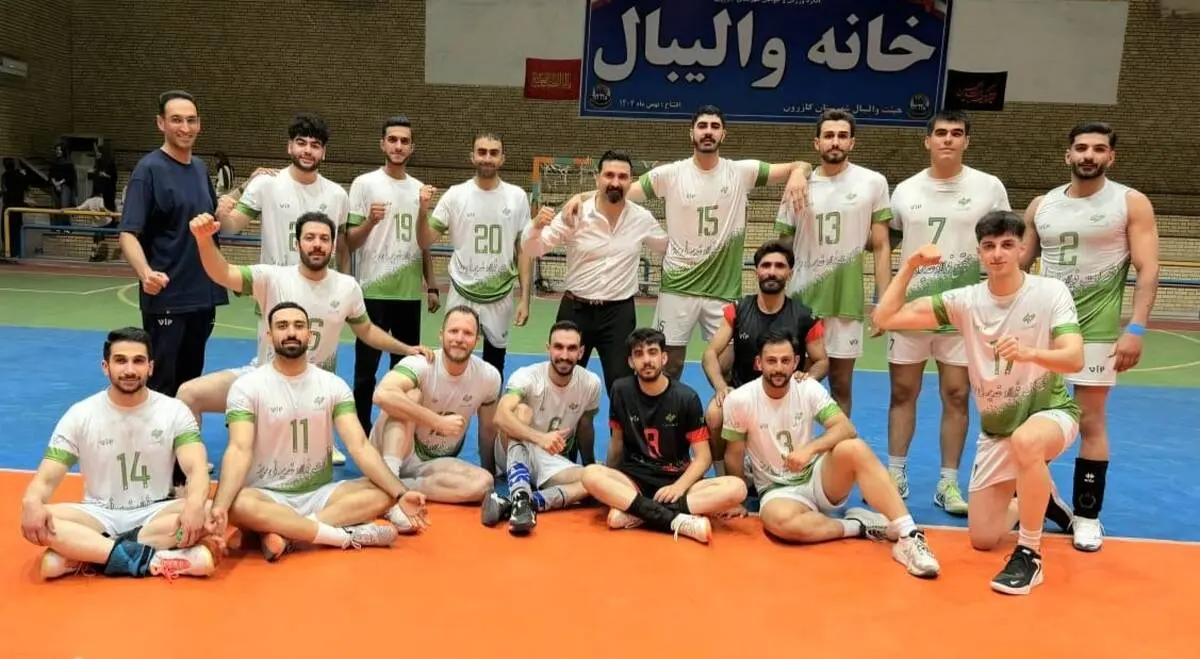 صعود فولاد غدیر نی‌ریز به فینال سوپر لیگ والیبال استان فارس – پارسیان