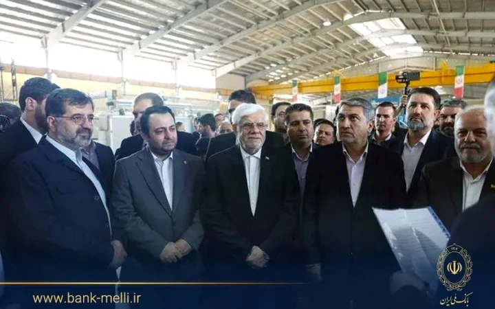 افتتاح واحد بزرگ ریسندگی در قم با سرمایه گذاری بانک ملی ایران