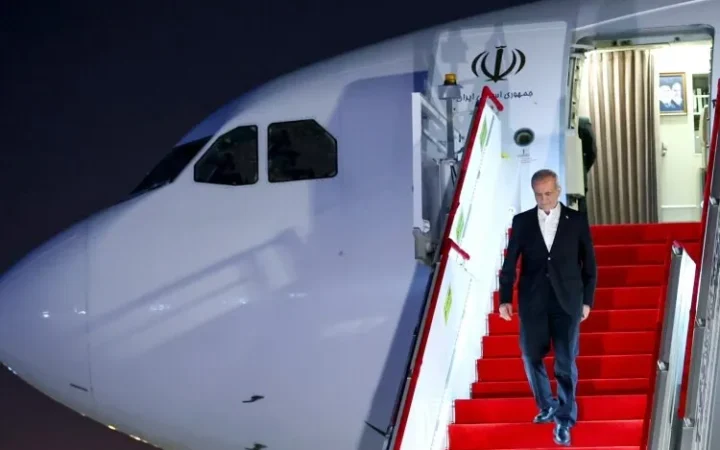 رئیس‌جمهور پزشکیان دقایقی پیش به تهران بازگشت