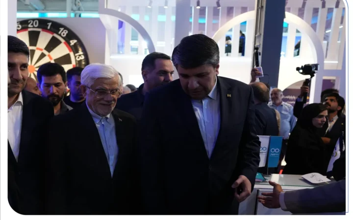 میزبانی بانک صادرات ایران از معاون اول رئیس‌جمهور در نمایشگاه الکامپ