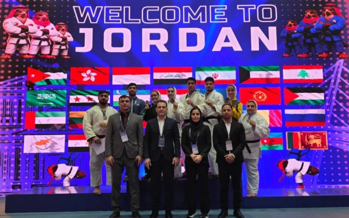 قهرمانی تیم ملی جودو ایران در جام آسیا با ۸ مدال رنگارنگ/ درخشش جودوکاران کشورمان در اردن