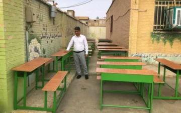 خیرین گمنام یاری گر تحصیل دانش آموزان روستای ابراهیم آباد ری