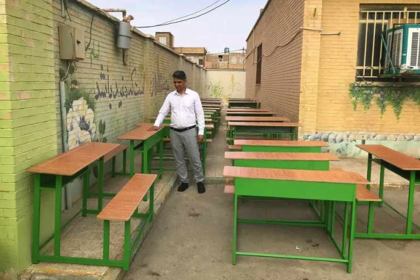 خیرین گمنام یاری گر تحصیل دانش آموزان روستای ابراهیم آباد ری