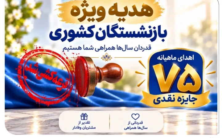 قرعه‌کشی جشنواره سرمایه‌های ماندگار بانک صادرات ایران برگزار شد + اسامی برندگان مرحله نخست​​​​​